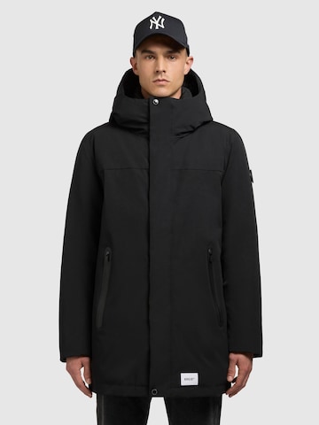 Parka d’hiver 'Kann' khujo en noir : devant