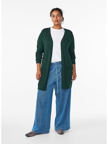 Zizzi Cardigan 'MCARRIE' i grøn