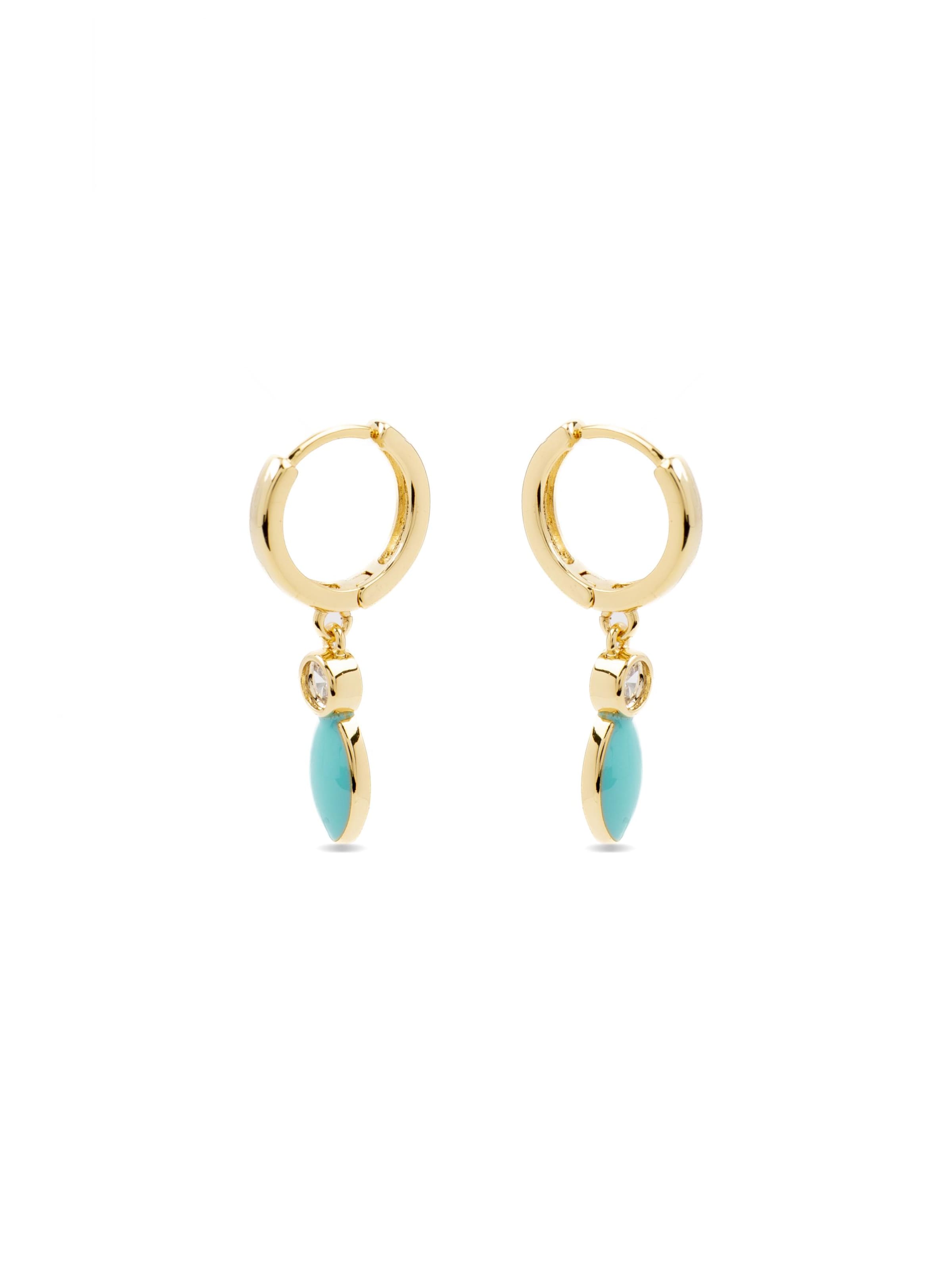 Luxenter - Pendientes 'Rielo' en azul