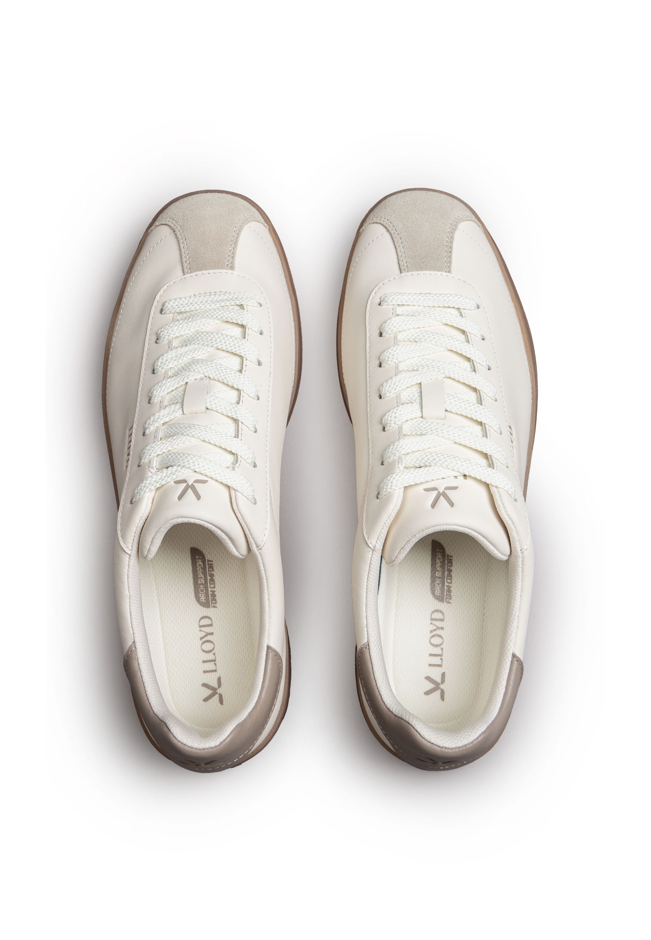Baskets basses LLOYD en blanc