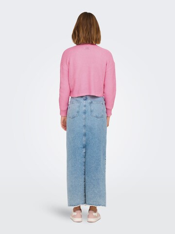 ONLY Knit cardigan 'ONLCarol' in Pink