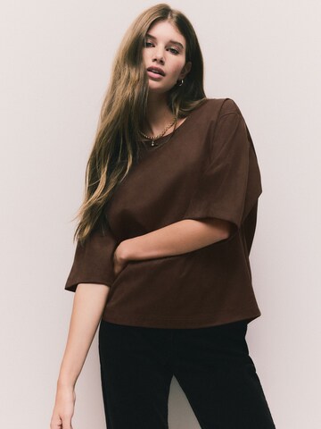 Next Shirt in Brown: front