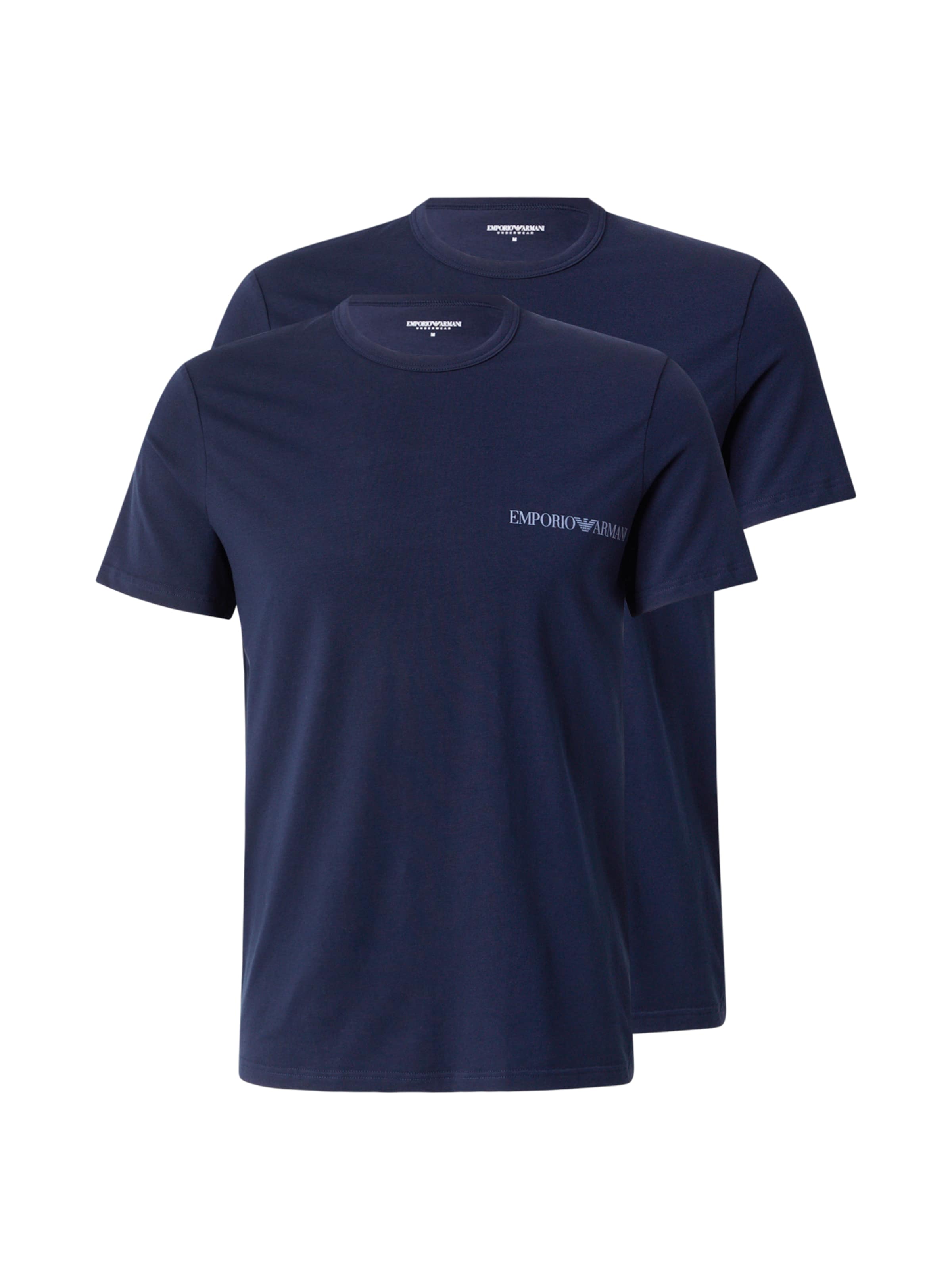 Emporio Armani T-shirt i blå: framsida