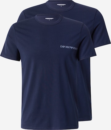 Maglietta di Emporio Armani in blu: frontale