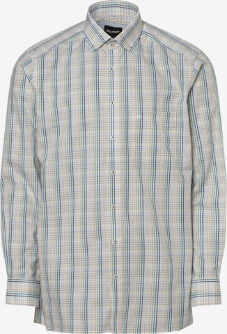 OLYMP Regular fit Button Up Shirt in Green: front