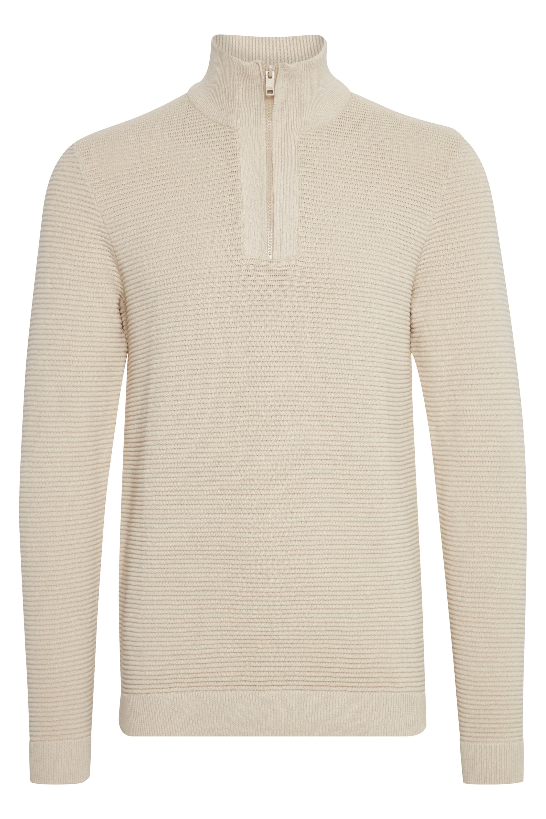 !Solid Pullover in Beige: Vorderseite