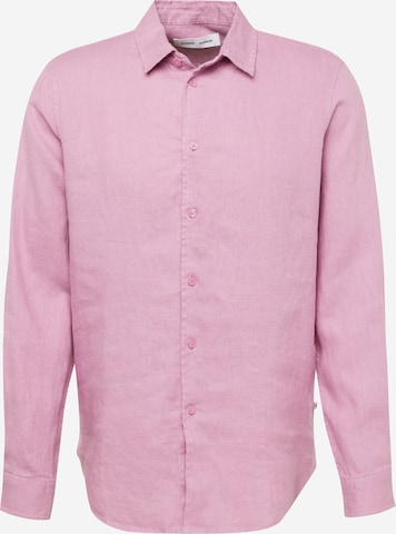 Samsøe Samsøe Regular fit Button Up Shirt 'Saliam' in Purple: front