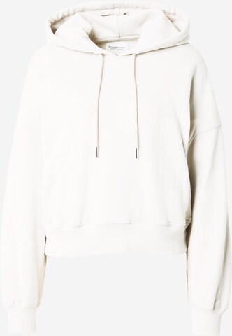 Sweat-shirt 'SUNDAY' Abercrombie & Fitch en blanc : devant