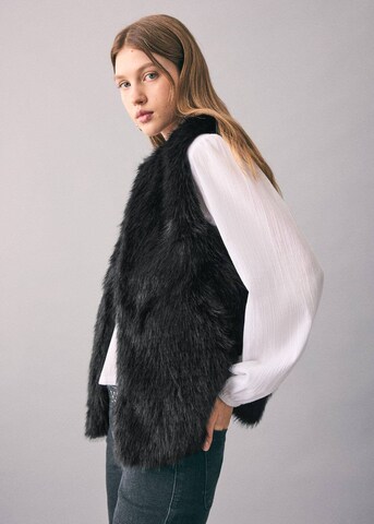 MANGO TEEN Vest in Black
