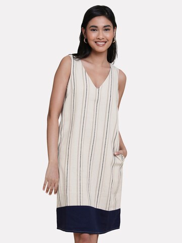 Threadbare Zomerjurk 'Peggy' in Beige: voorkant