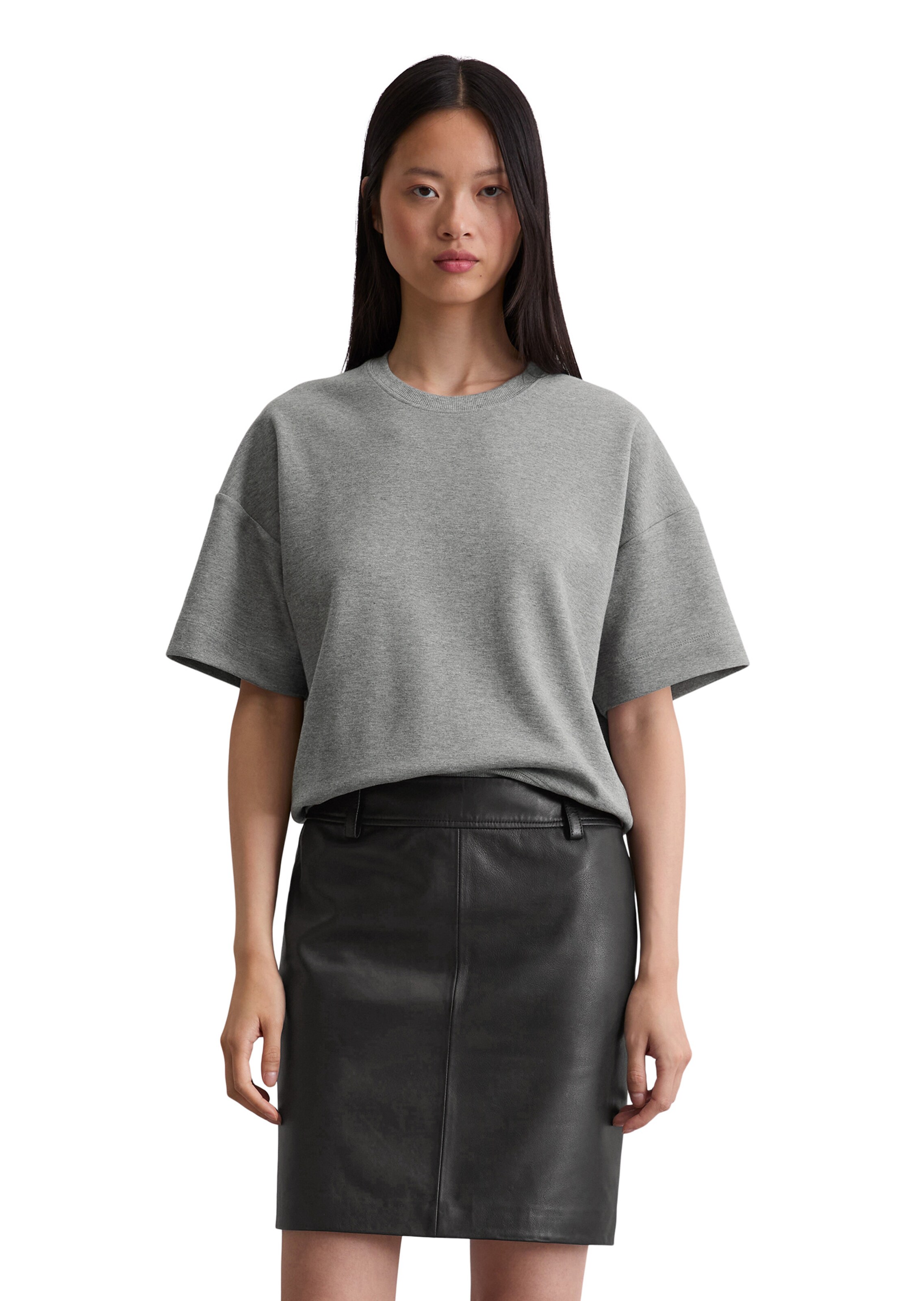 Marc O'Polo Sweatshirt in Grey: front