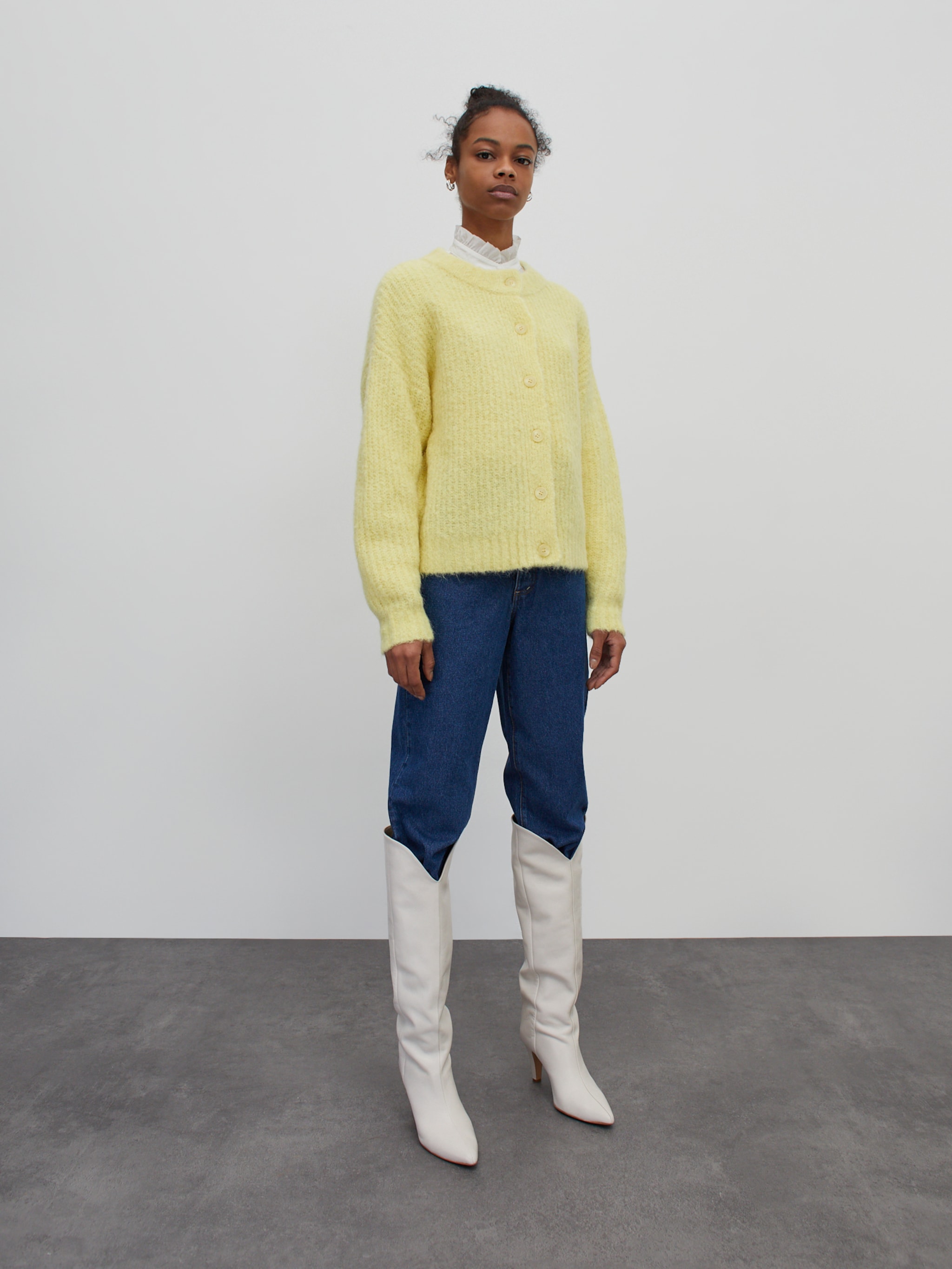 EDITED Produkte Cardigan 'Thassia' gelb