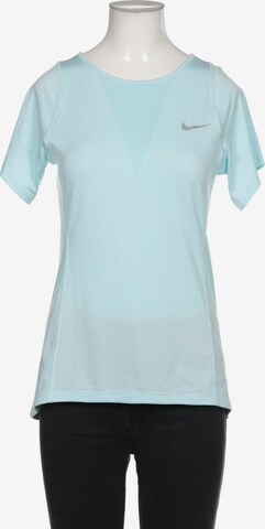 NIKE T-Shirt S in Blau: predná strana