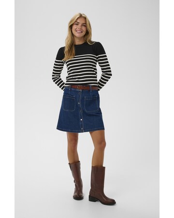 SAINT TROPEZ Sweter 'Mila' w kolorze czarny