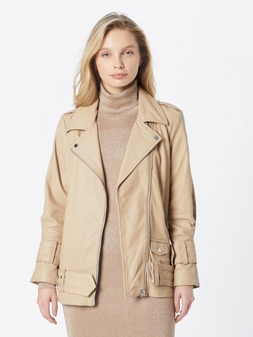 Goosecraft Between-Season Jacket in Beige: front