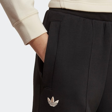 Wide leg Pantaloni 'Adicolor Neuclassics' de la ADIDAS ORIGINALS pe negru