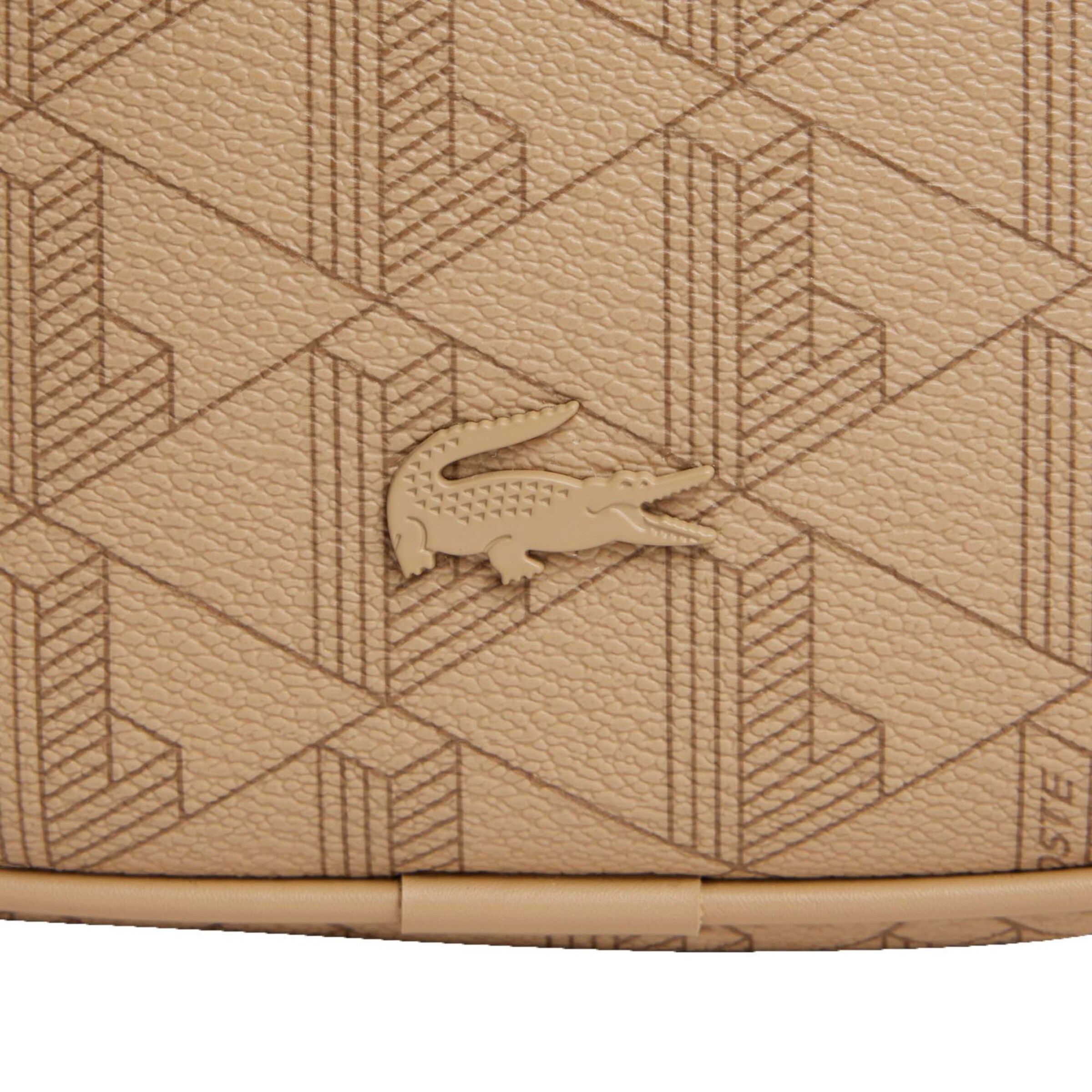 LACOSTE Skuldertaske i beige