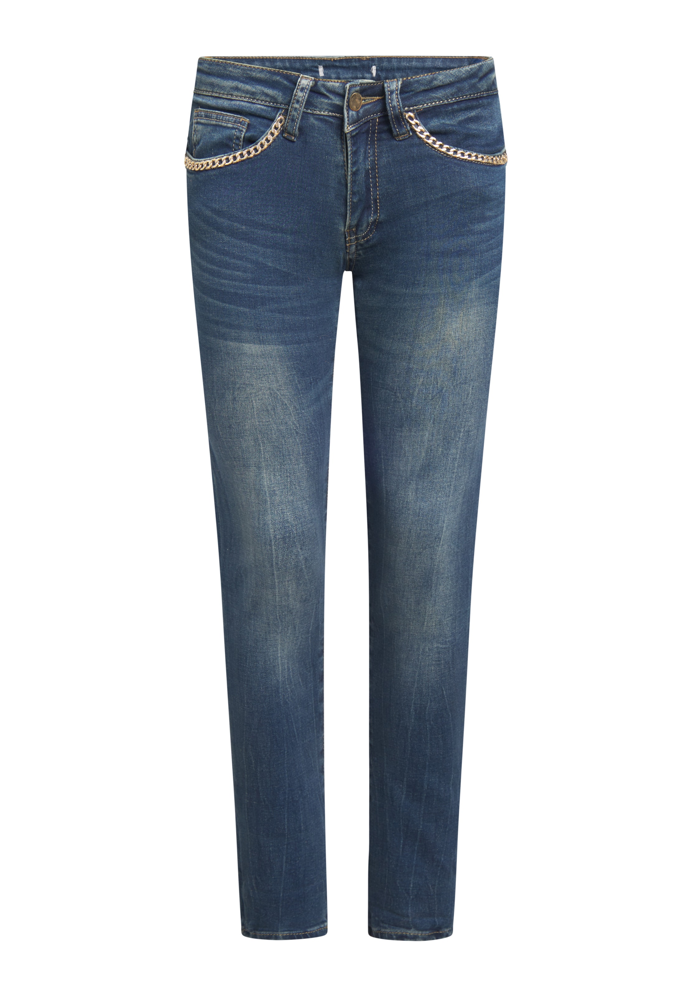 TOOche Skinny Jeans in Blauw: voorkant