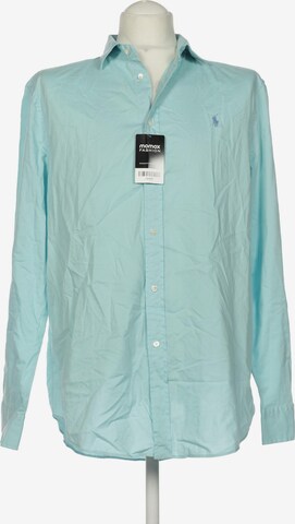 Polo Ralph Lauren Button Up Shirt in XL in Blue: front