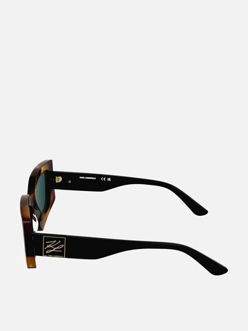 Karl Lagerfeld Zonnebril in Bruin