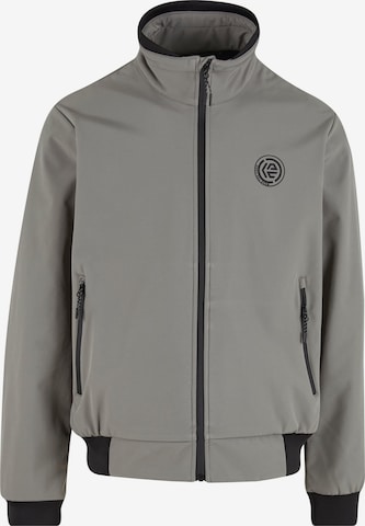 INDICODE JEANS Between-Season Jacket 'Route' in Grey: front