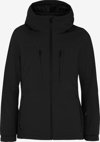 PROTEST Athletic Jacket 'PRTBEVERLY' in Black: front