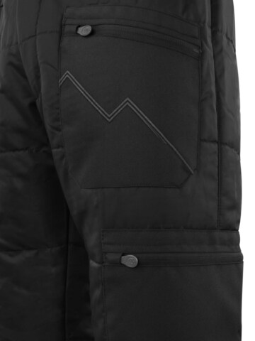 Regular Pantalon outdoor normani en noir
