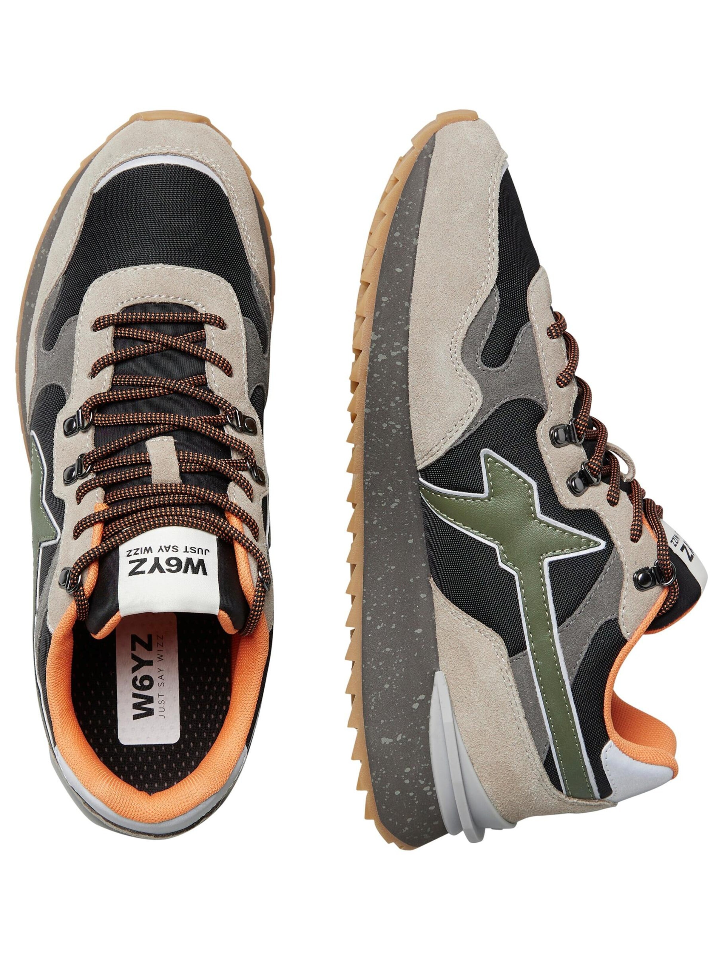 W6YZ Sneakers laag 'YAK-M.' in Zwart