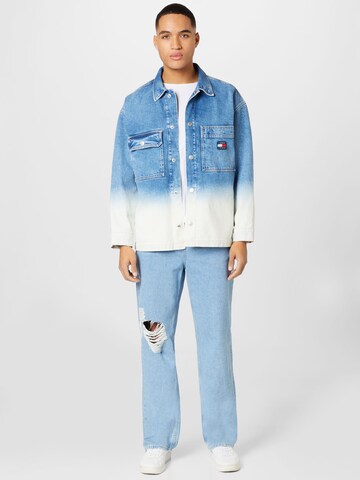 Tommy Jeans Φθινοπωρινό και ανοιξιάτικο μπουφάν σε μπλε