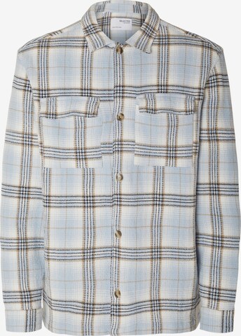 SELECTED HOMME Regular fit Button Up Shirt in Blue: front