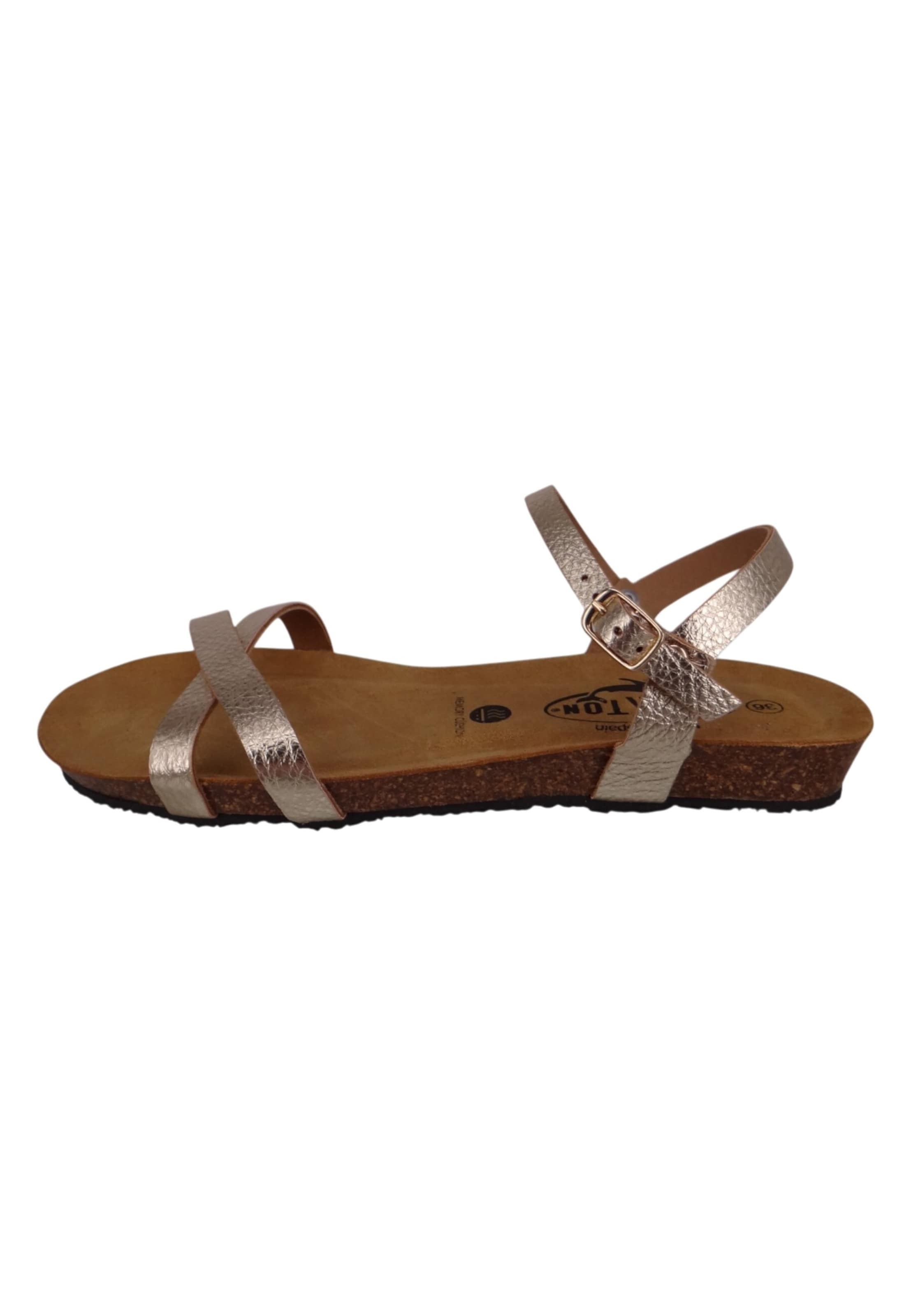 Sandales à lanières 'Fran Date' Plakton en or