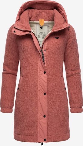 Ragwear Fleece jas 'Cousy' in Rood