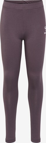 Hummel Skinny Sportbroek 'Onze' in Lila: voorkant