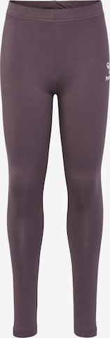 Skinny Pantalon de sport 'Onze' Hummel en violet : devant
