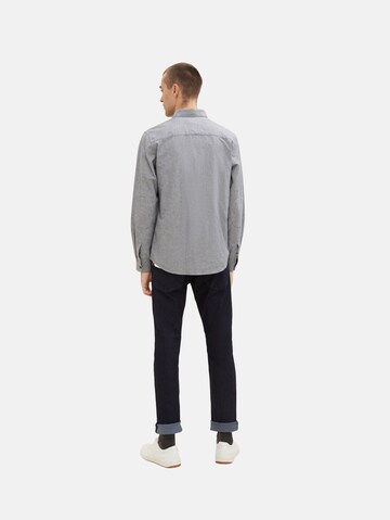 TOM TAILOR Regular Fit Hemd in Grau