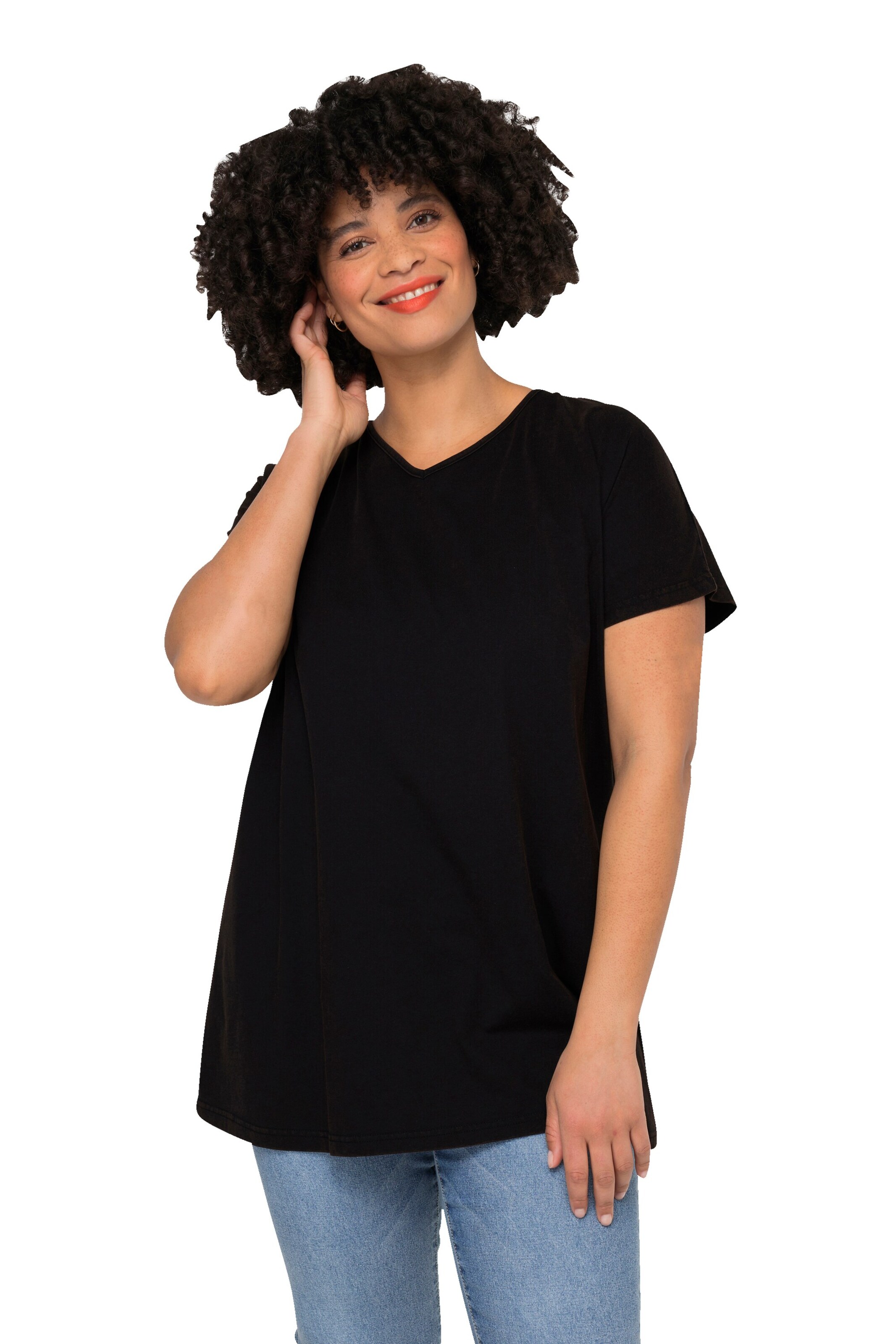 Angel of Style Shirt in Black: front