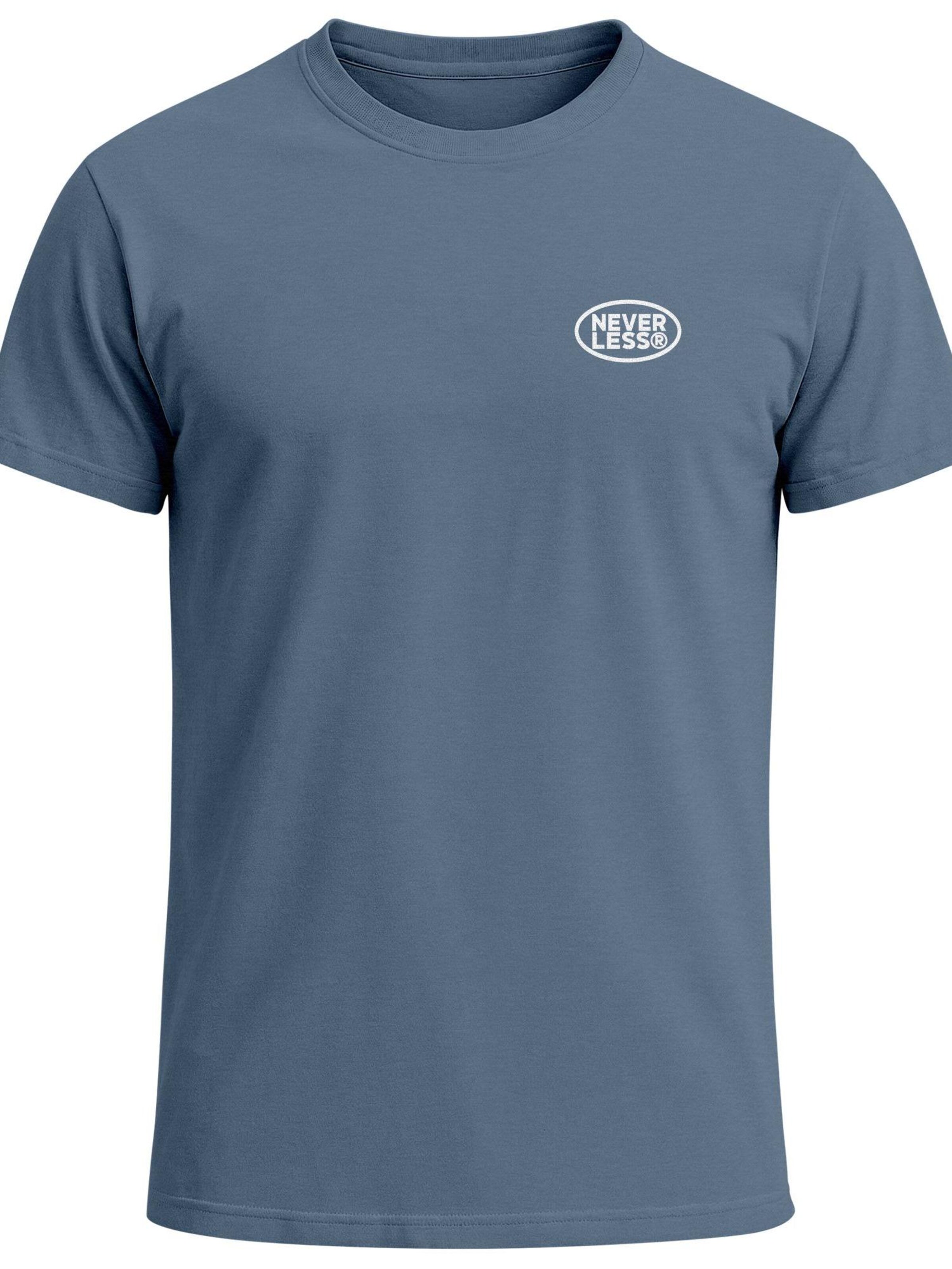 Neverless Shirt 'No Bad Days' in Blue