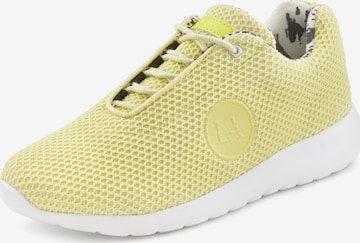 LASCANA - Zapatillas deportivas bajas en amarillo: frente