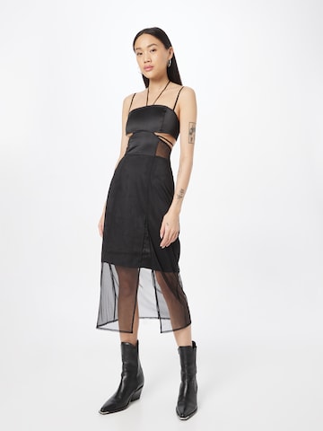 Calvin Klein Jeans Kjole 'SHEER' i svart: forside
