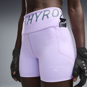 Skinny Pantaloni sportivi 'Puma x Hyrox PWRMode' di PUMA in lilla