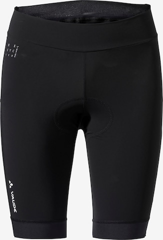 VAUDE Slim fit Workout Pants 'Kuro' in Black: front