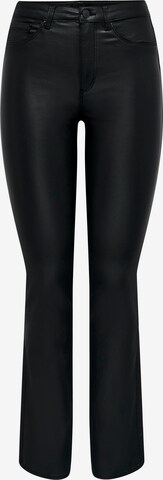 ONLY Slim fit Trousers 'ROYAL' in Black: front