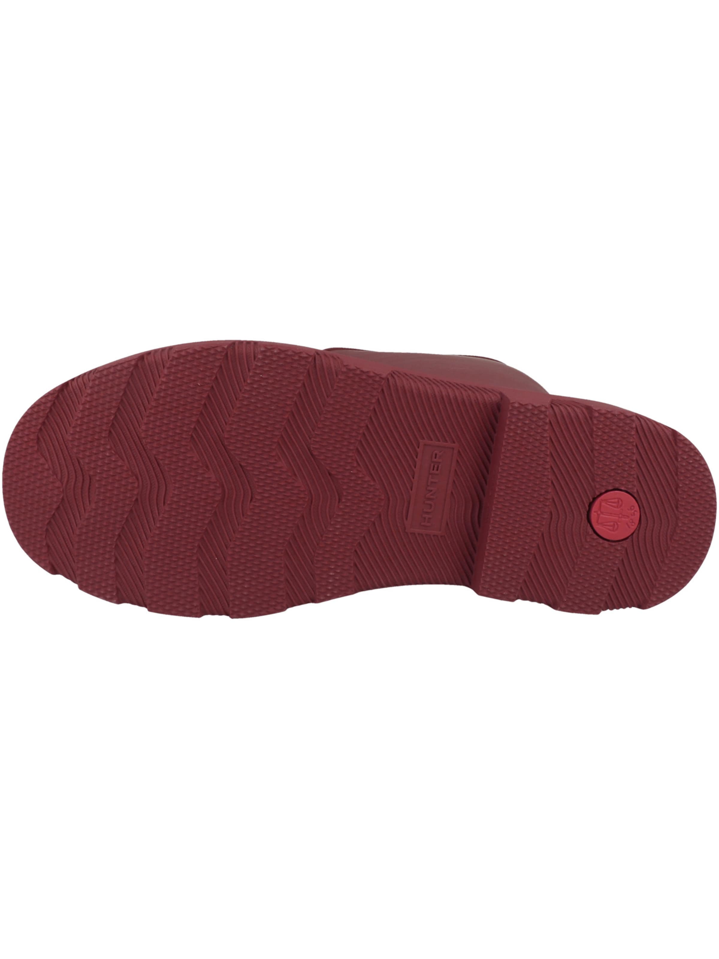 HUNTER Gummistiefel in Rot: unten