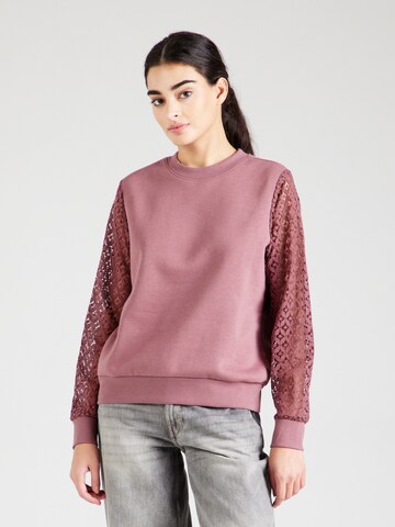 ABOUT YOU Sweter 'Cassia' w kolorze różowy: przód