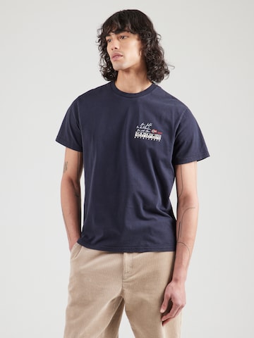 NAPAPIJRI Shirt 'COLVILLE' in Blauw: voorkant