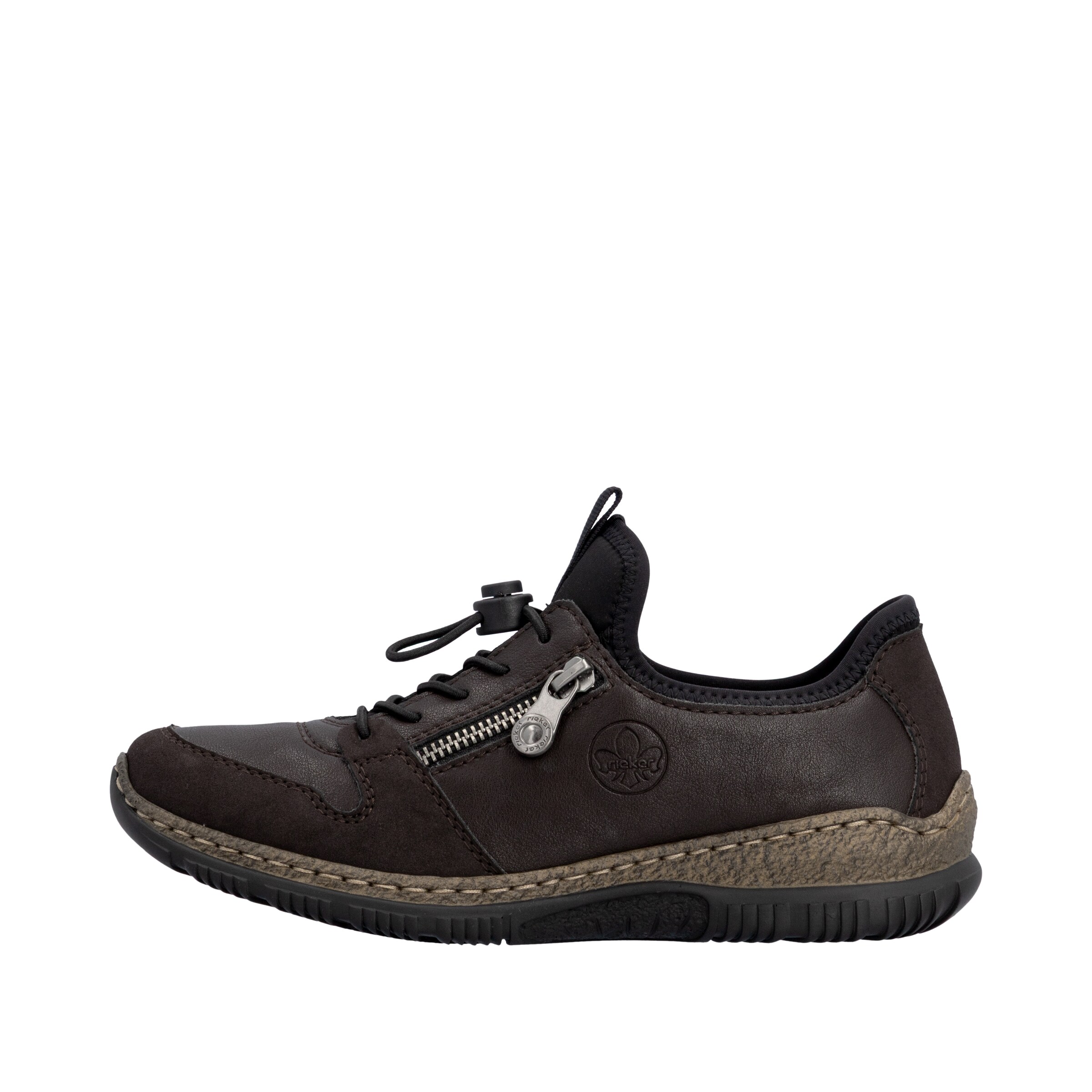 Chaussure de sport à lacets Rieker en marron