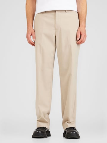 TOPMAN Wide Leg Hose in Grau: predná strana