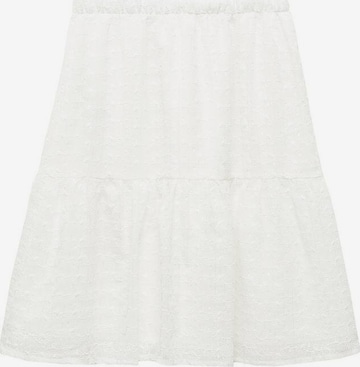 MANGO KIDS Skirt 'Agatha' in White: front