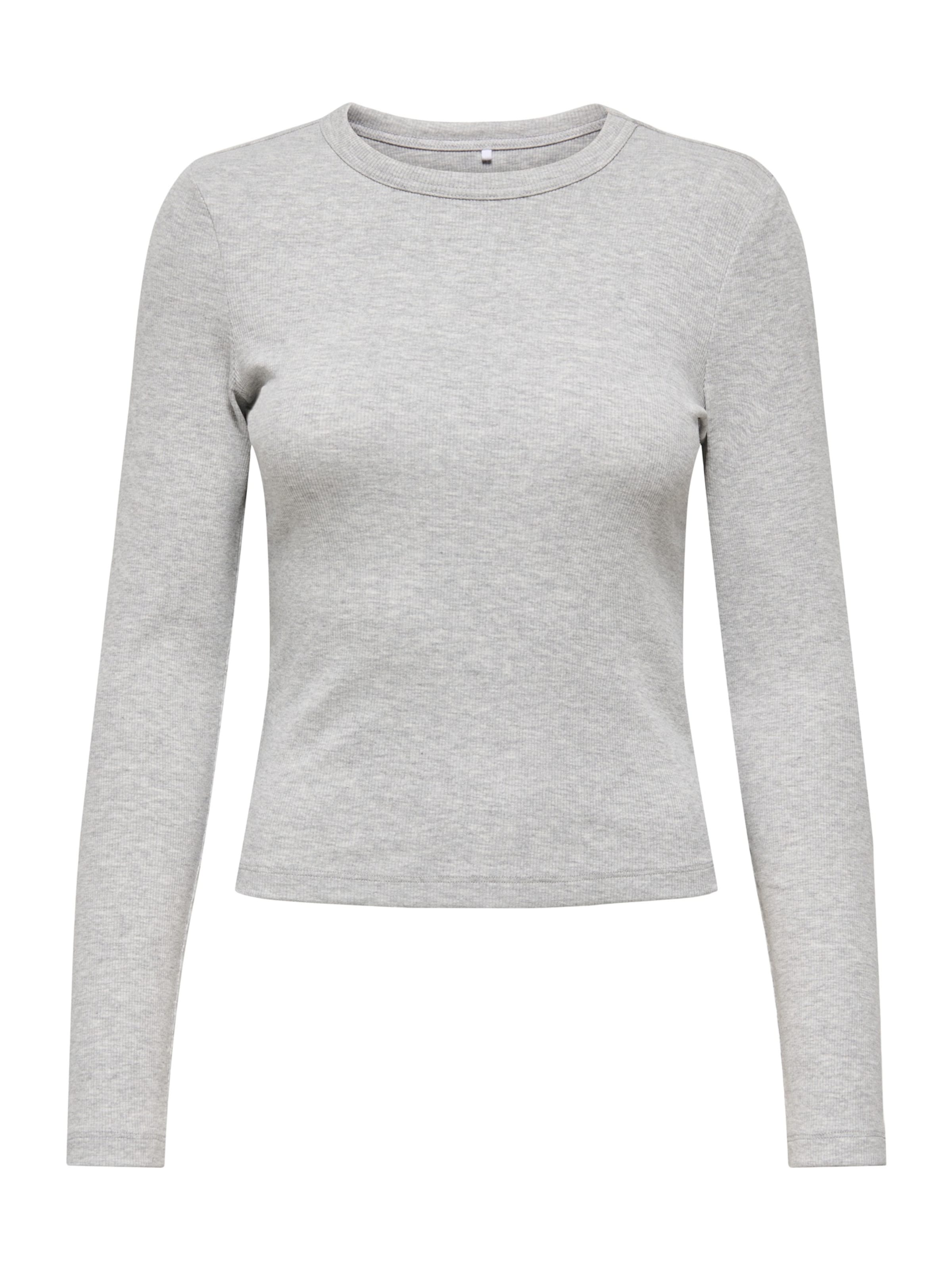 ONLY T-shirt 'ONLVAL' i grå: framsida