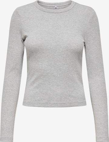 ONLY T-shirt 'ONLVAL' i grå: framsida